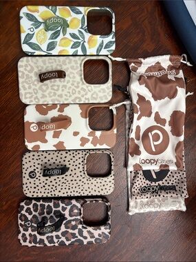iPhone 14 Pro Loopy case set of 5
